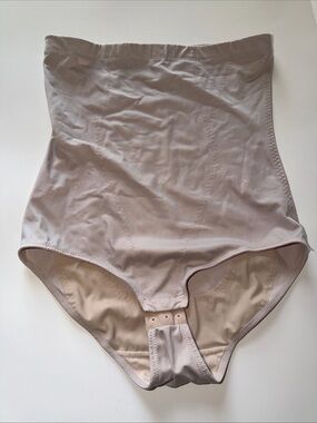 Dr Reys Shapewear Beige Snap Size Large Hi Waisted